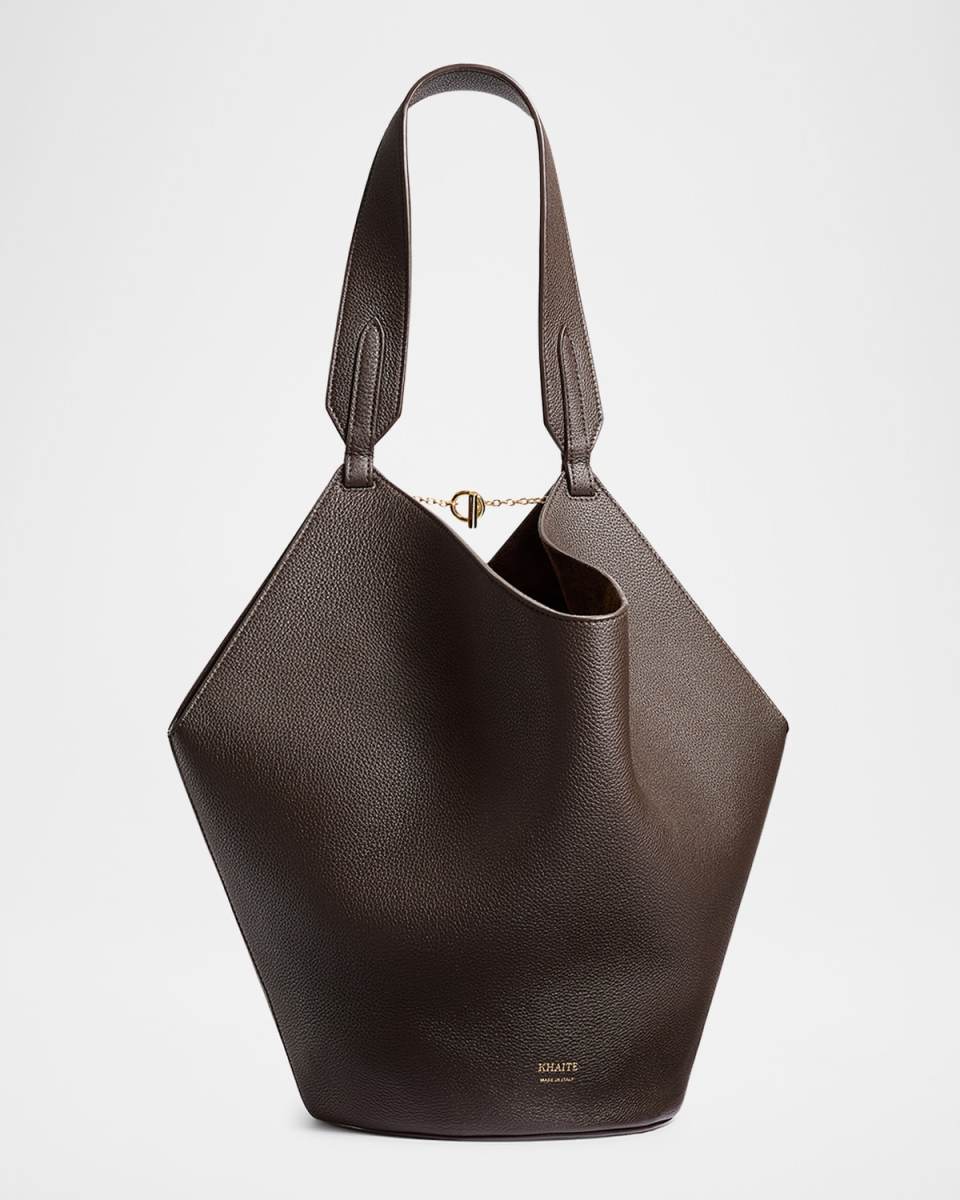 Lotus Small Calfskin Tote Bag